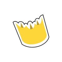 koning kroon icoon. schattig kroon tekenfilm. symbool ontwerp icoon grafisch element bronnen. vector illustratie met een Koninklijk thema en kinderen fee verhalen