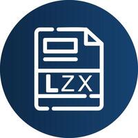 lzx creatief icoon ontwerp vector