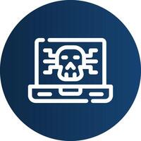 malware creatief icoon ontwerp vector