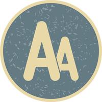 Vector lettertype pictogram