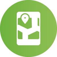 GPS creatief icoon ontwerp vector