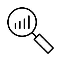 Vector analyse pictogram