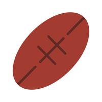 Rugby pictogram vectorillustratie vector