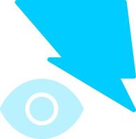 rood ogen creatief icoon ontwerp vector