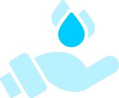 hand- water creatief icoon ontwerp vector