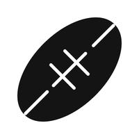 Rugby pictogram vectorillustratie vector