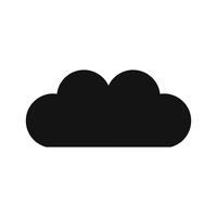 Vector wolk pictogram