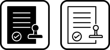 stempel vector pictogram