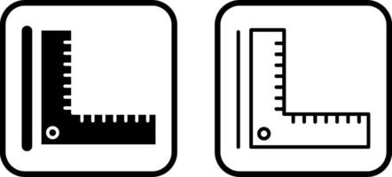 liniaal vector pictogram