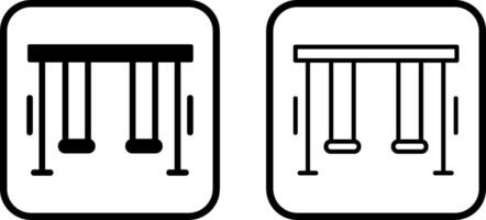 schommel vector icoon