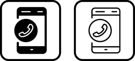 vectorpictogram bellen vector