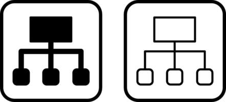 stroomdiagram vector pictogram