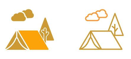 tent vector pictogram