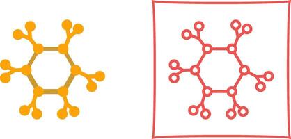 molecuul vector pictogram