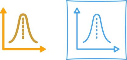 histogram vector icoon