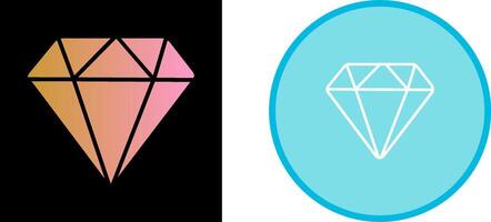 diamant vector pictogram