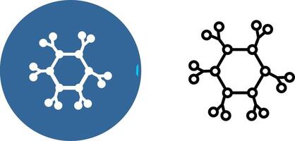 molecuul vector pictogram