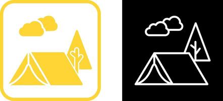 tent vector pictogram