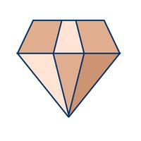 Vector diamant pictogram