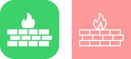 firewall vector pictogram