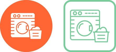 wasmachine vector pictogram