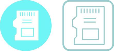 sd-kaart vector pictogram