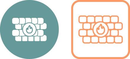 firewall vector pictogram