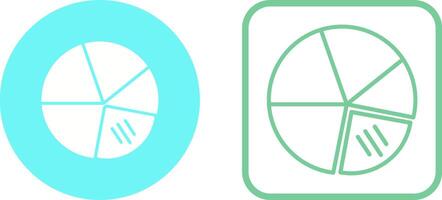 cirkeldiagram vector pictogram