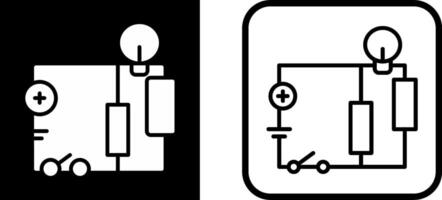 elektrisch stroomkring vector icoon