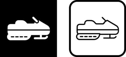 sneeuwscooter vector pictogram