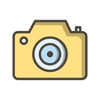 Camera pictogram vectorillustratie vector