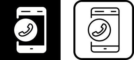 vectorpictogram bellen vector