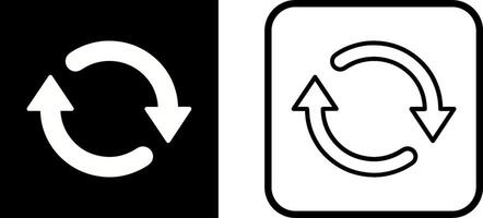 synchronisatie vector pictogram