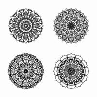 set decoratief concept abstracte mandala illustratie vector