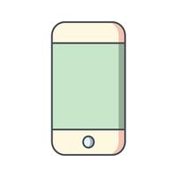 Telefooncel pictogram vectorillustratie vector