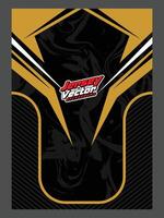 vector Jersey sport- ontwerp voor racing wielersport Amerikaans voetbal gaming motorcross