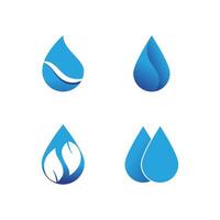 waterdruppel logo sjabloon vector