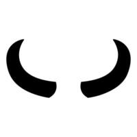 duivel vector icoon set. toeter illustratie teken verzameling. onheil symbool of logo.