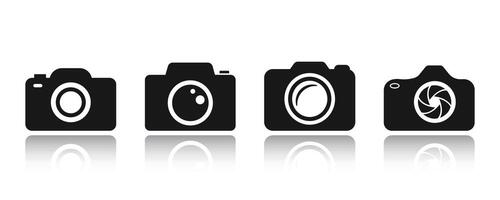 camera icoon in modieus vlak stijl. foto camera vector icoon. camera symbool vector illustratie