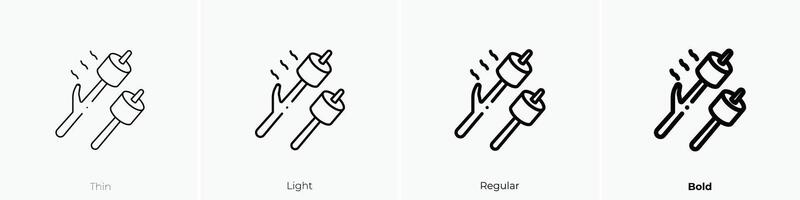 heemst icoon. dun, licht, regelmatig en stoutmoedig stijl ontwerp geïsoleerd Aan wit achtergrond vector