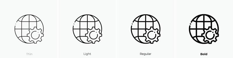 netwerk icoon. dun, licht, regelmatig en stoutmoedig stijl ontwerp geïsoleerd Aan wit achtergrond vector