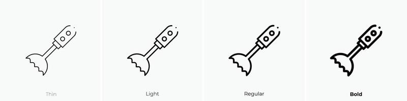 menger icoon. dun, licht, regelmatig en stoutmoedig stijl ontwerp geïsoleerd Aan wit achtergrond vector