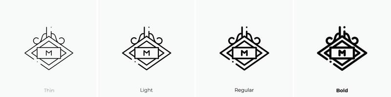 metro icoon. dun, licht, regelmatig en stoutmoedig stijl ontwerp geïsoleerd Aan wit achtergrond vector