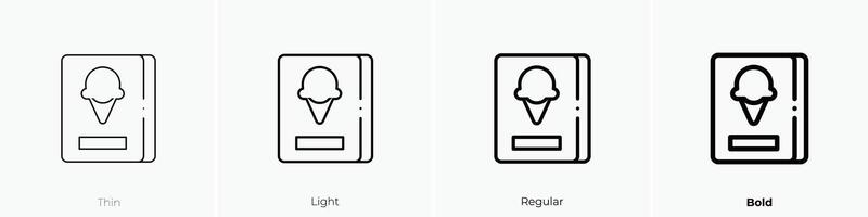 menu icoon. dun, licht, regelmatig en stoutmoedig stijl ontwerp geïsoleerd Aan wit achtergrond vector