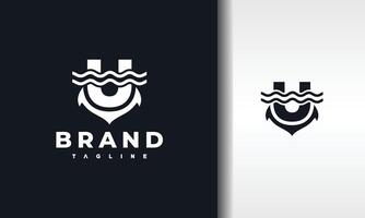 brief u water anker logo vector