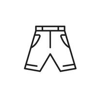 bokser shorts icoon vector element ontwerp sjabloon