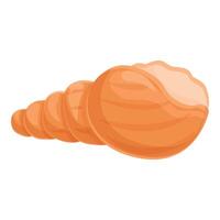 clam schelp icoon tekenfilm vector. vers marinier dier vector