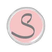 vrouwelijk s logo sjabloon ontwerp vector