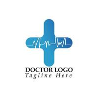 dokter logo ontwerp vector