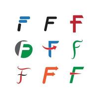 f brief vector pictogram illustratie ontwerp